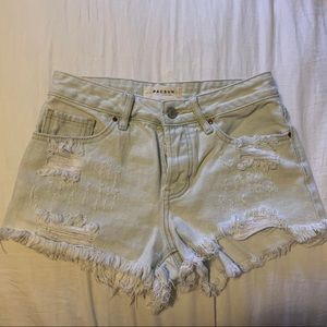 Pacsun Ripped Jean Shorts